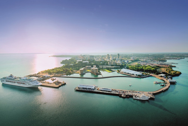 Aerial view of Darwin