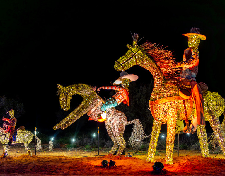 Parrtjima a Festival in light 2025 