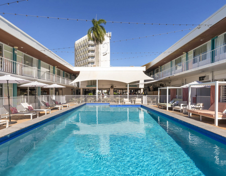 The Cavenagh Hotel pool and rooms 