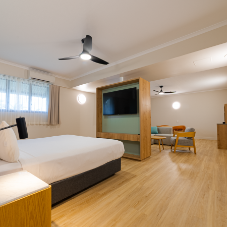 One bedroom executive suite at the Novotel Darwin Airport 