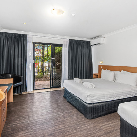 Double suite and patio 