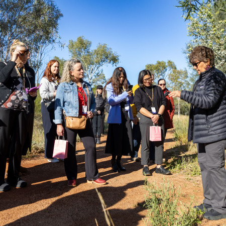 Delegates looking for bush tucker