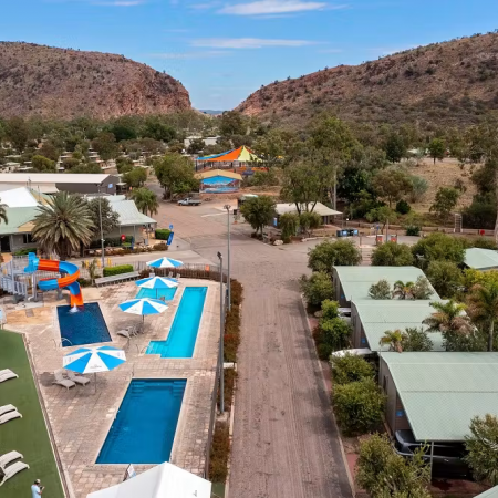 Discover Parks Alice Springs Aerial View