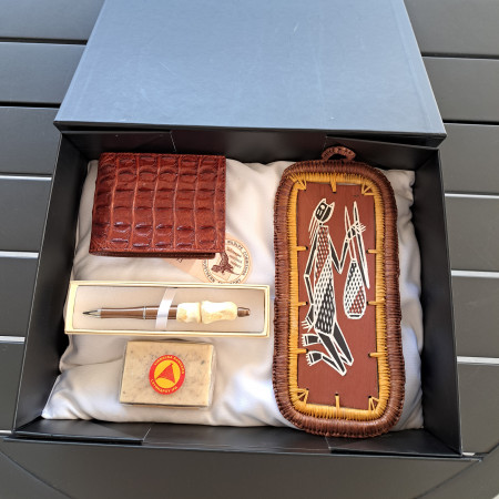 Unique NT Gift Box featuring handcrafted leather goods, Indigenous-inspired designs and locally made products