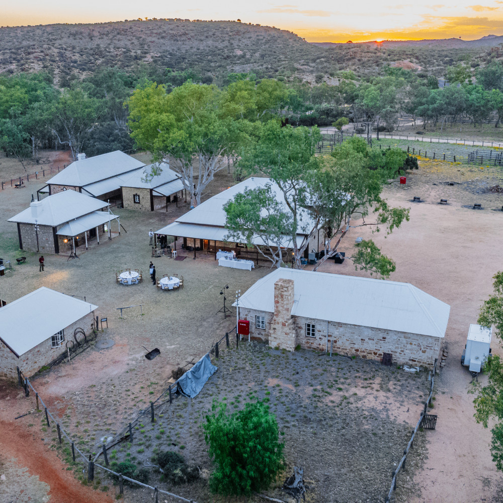 Aerial view of the Telegraph Station