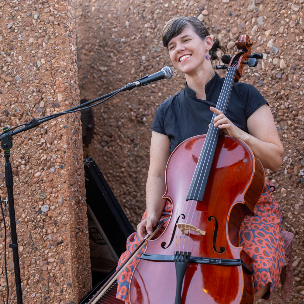 Music performance with cello