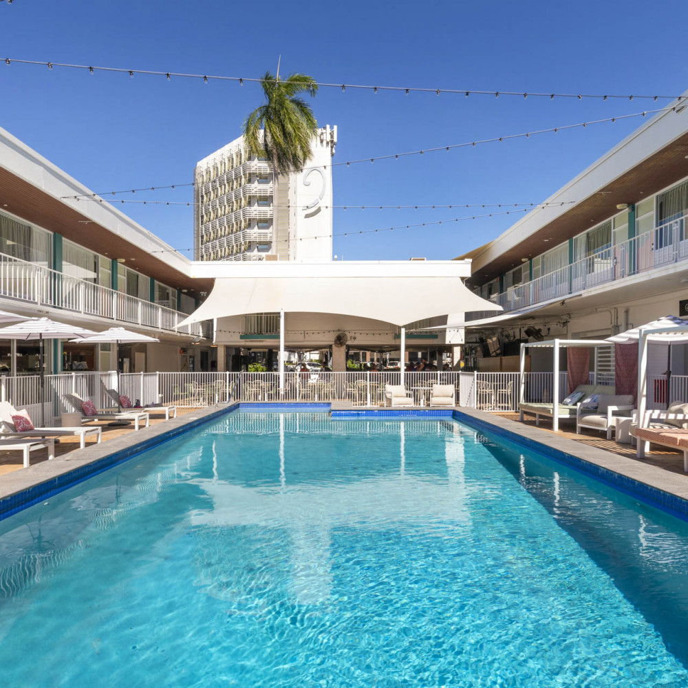 The Cavenagh Hotel pool and rooms 