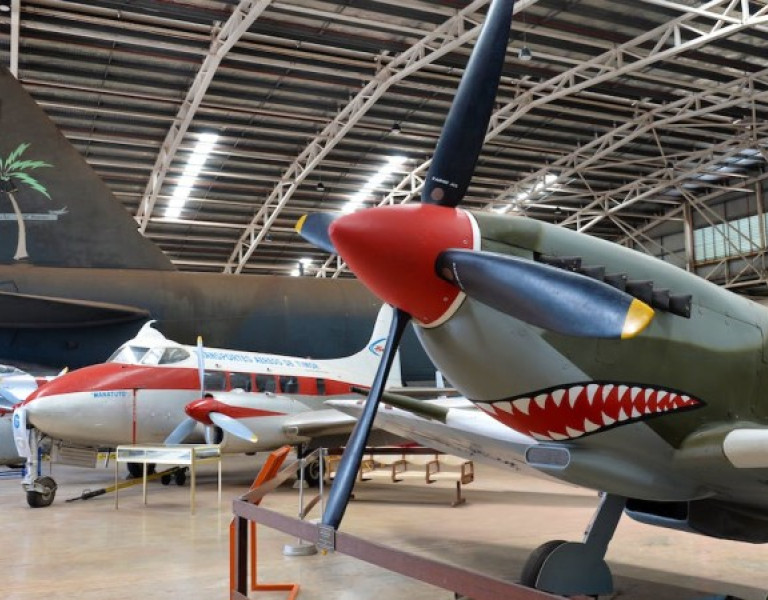 Plane in Darwin Aviation Museum 