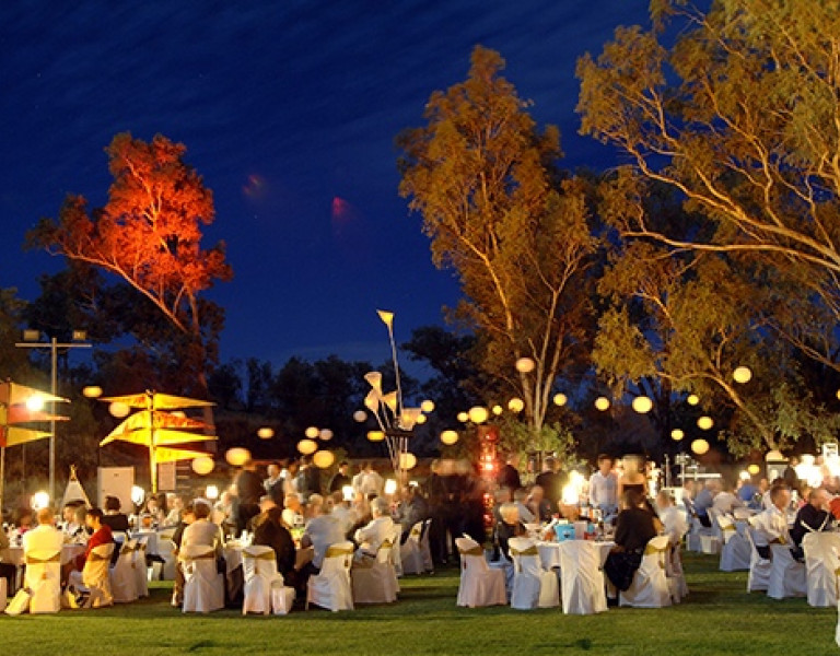 A private function held on the Circus Lawns of Araluen Arts Centre