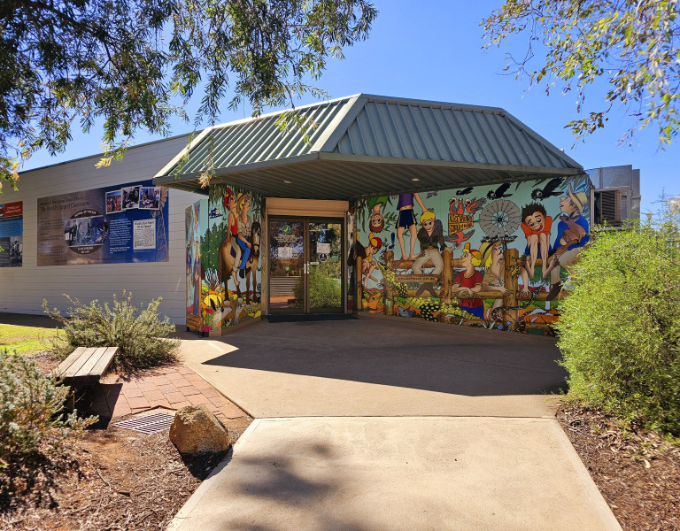 External view of Alice Springs School of the Air Visitor Centre