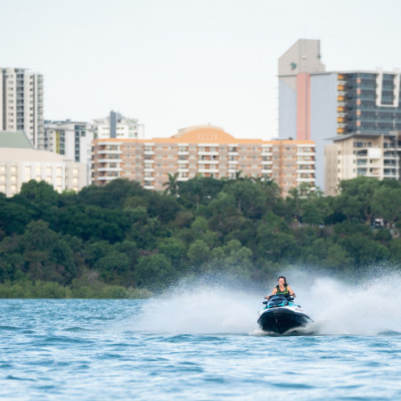 Jetskiing in Darwin Harbour