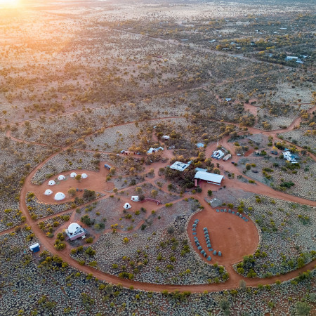 Aerial view of Earth Sanctuary