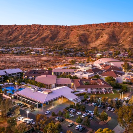 Aerial view of Alice Springs Convention Centre