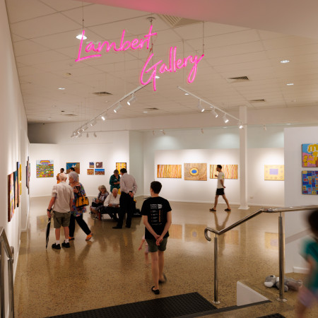 inside art gallery venu