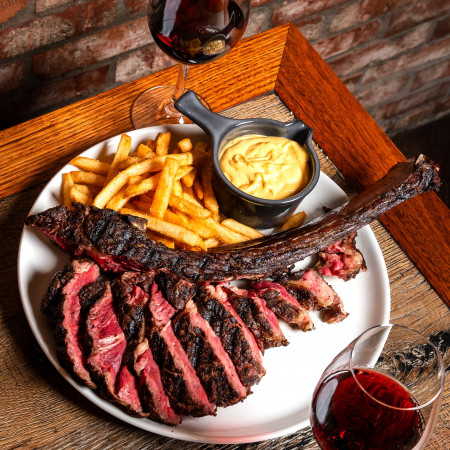 Steak and chips