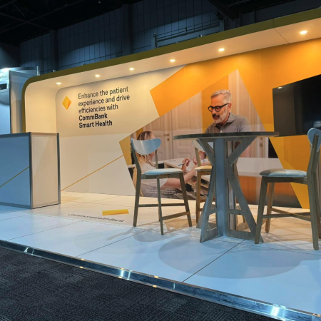The Exhibitionist custom LumaCurve booth