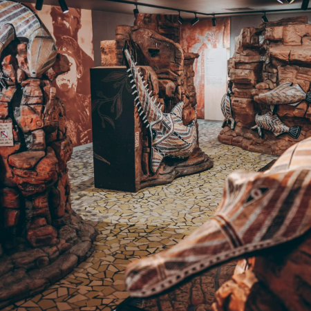 The Exhibitionist, custom display, Museum install 
