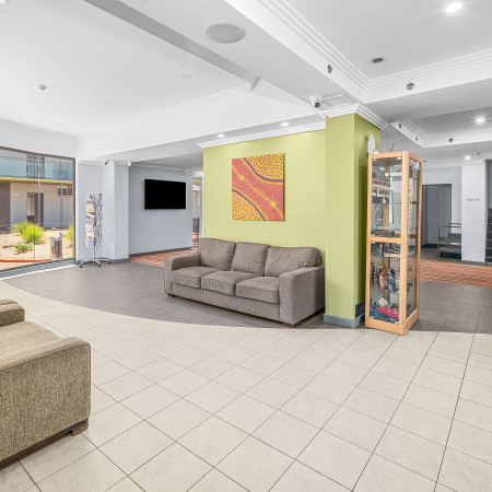 Stay at Alice Springs Hotel foyer