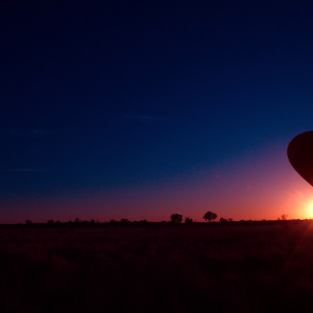 sunset air balloon ride