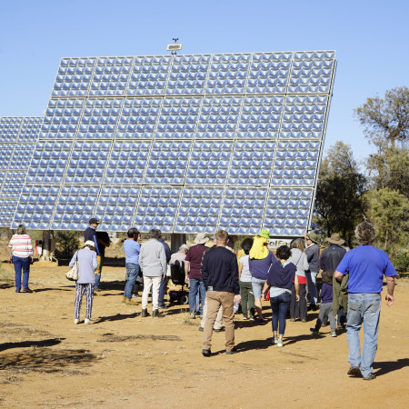 Solar panels at DKA Precinct