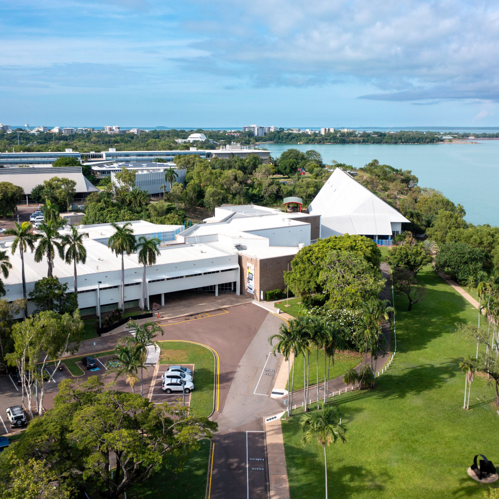 Ariel view of Museum and Art Gallery of the Northern Territory