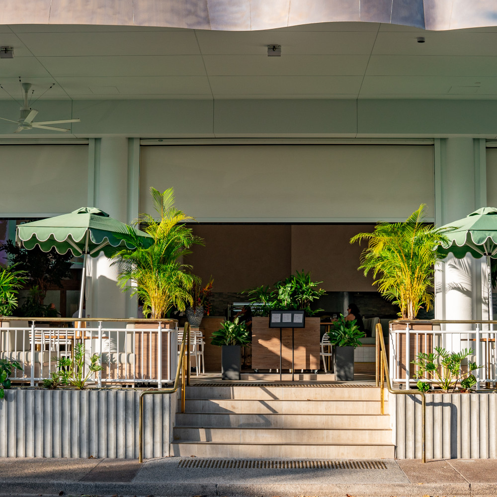 outdoor dining venue