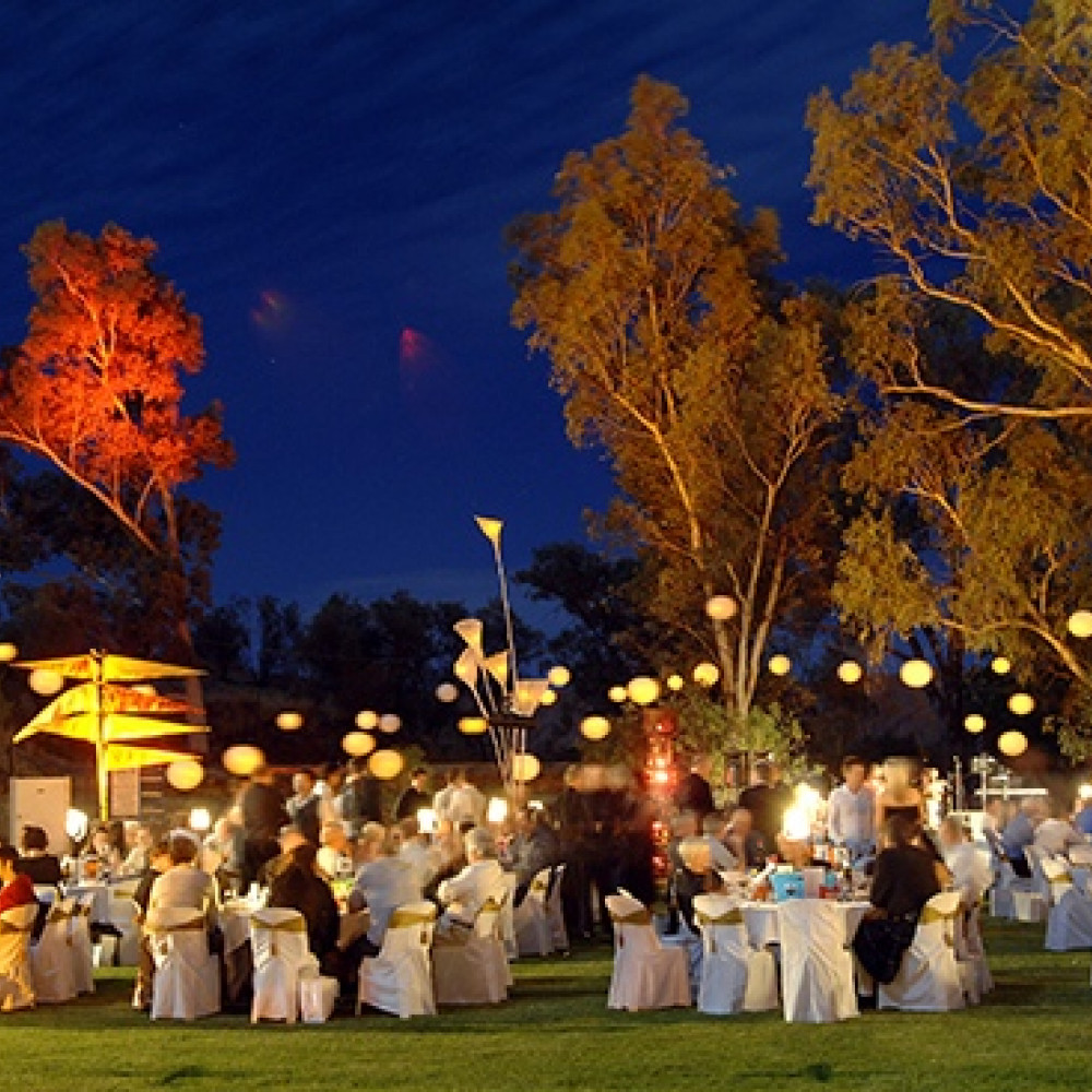 A private function held on the Circus Lawns of Araluen Arts Centre